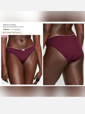 Victoria's secret body by Victoria smooth period bikini panty KIR MEDIUM